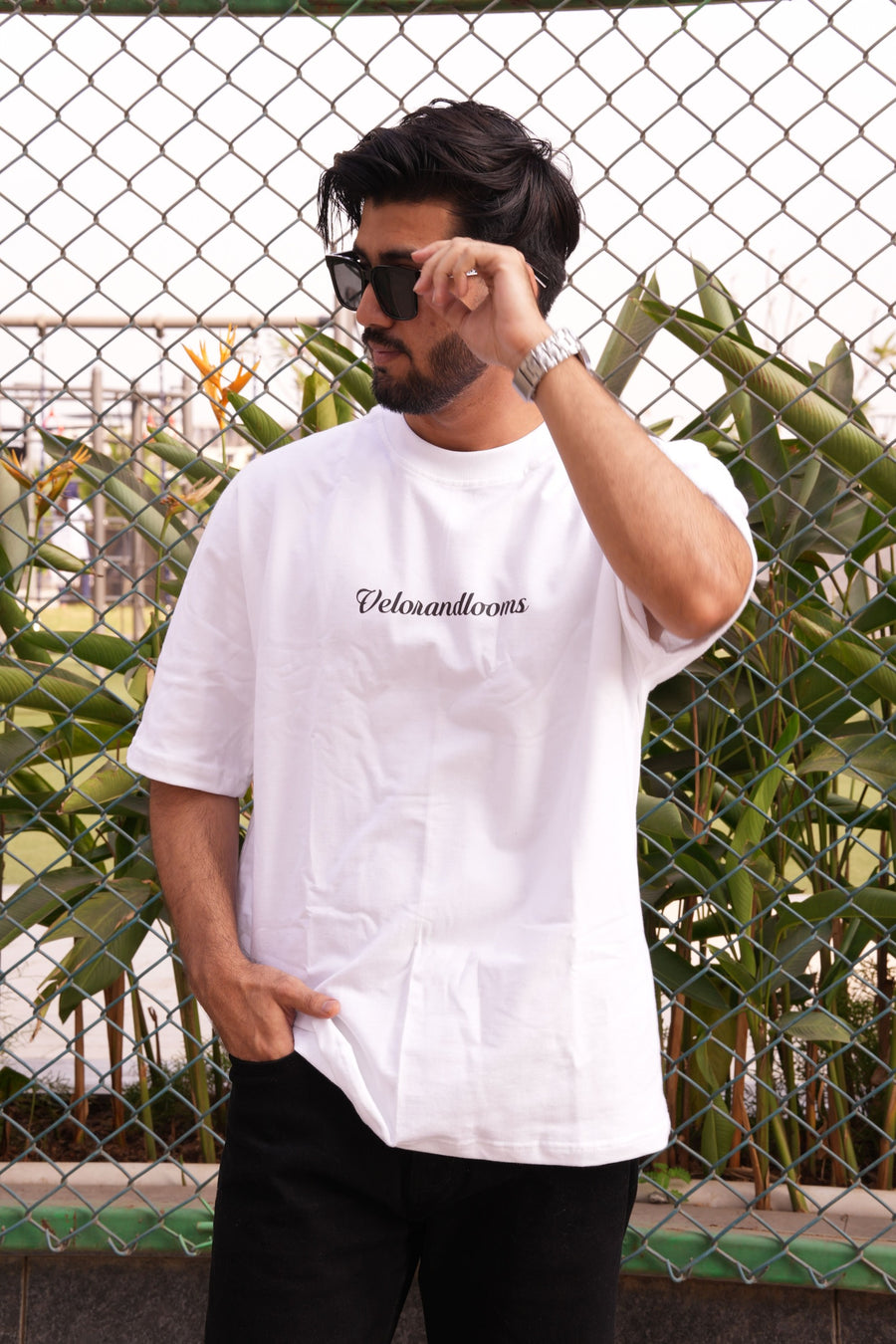 Fearless White Oversized Graphic Tee | 220 GSM 100% Cotton